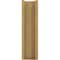 Ekena Millwork 6-in W x 14-in D x 22-in H Funston Slat Rough Cedar Woodgrain TimberThane Outlooker, Primed Tan OUTUR060X14X22FST24RCPR - alternate 4